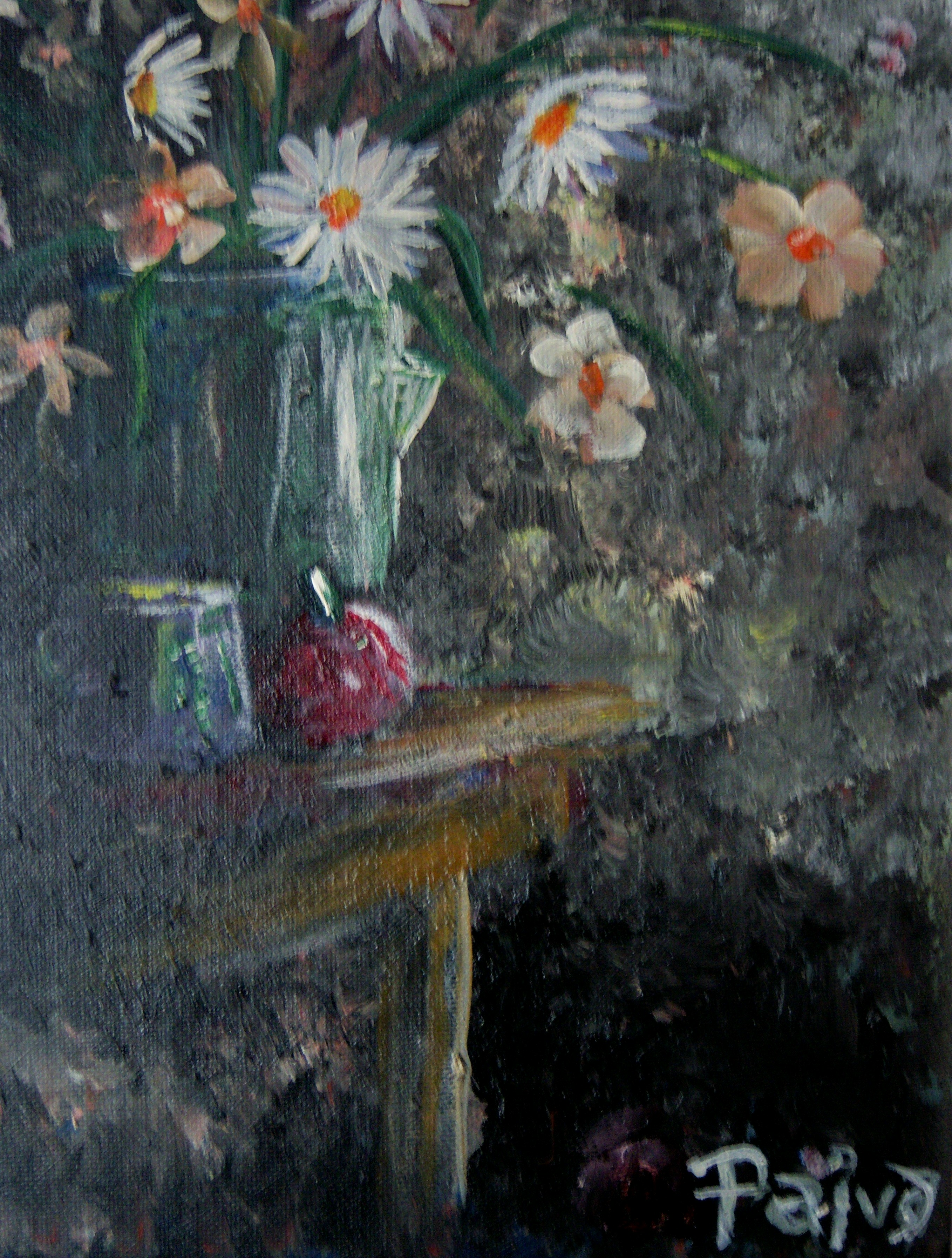 Daisies (acrylic)