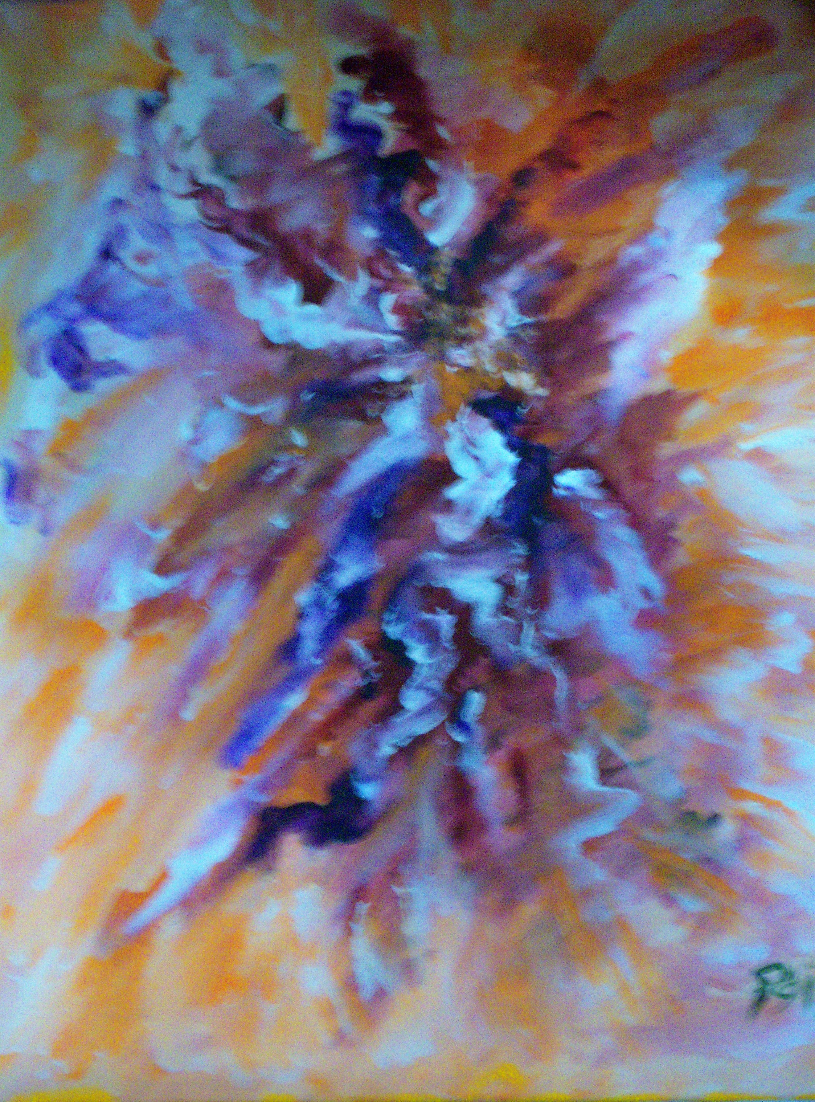 Fireflower (acrylic)