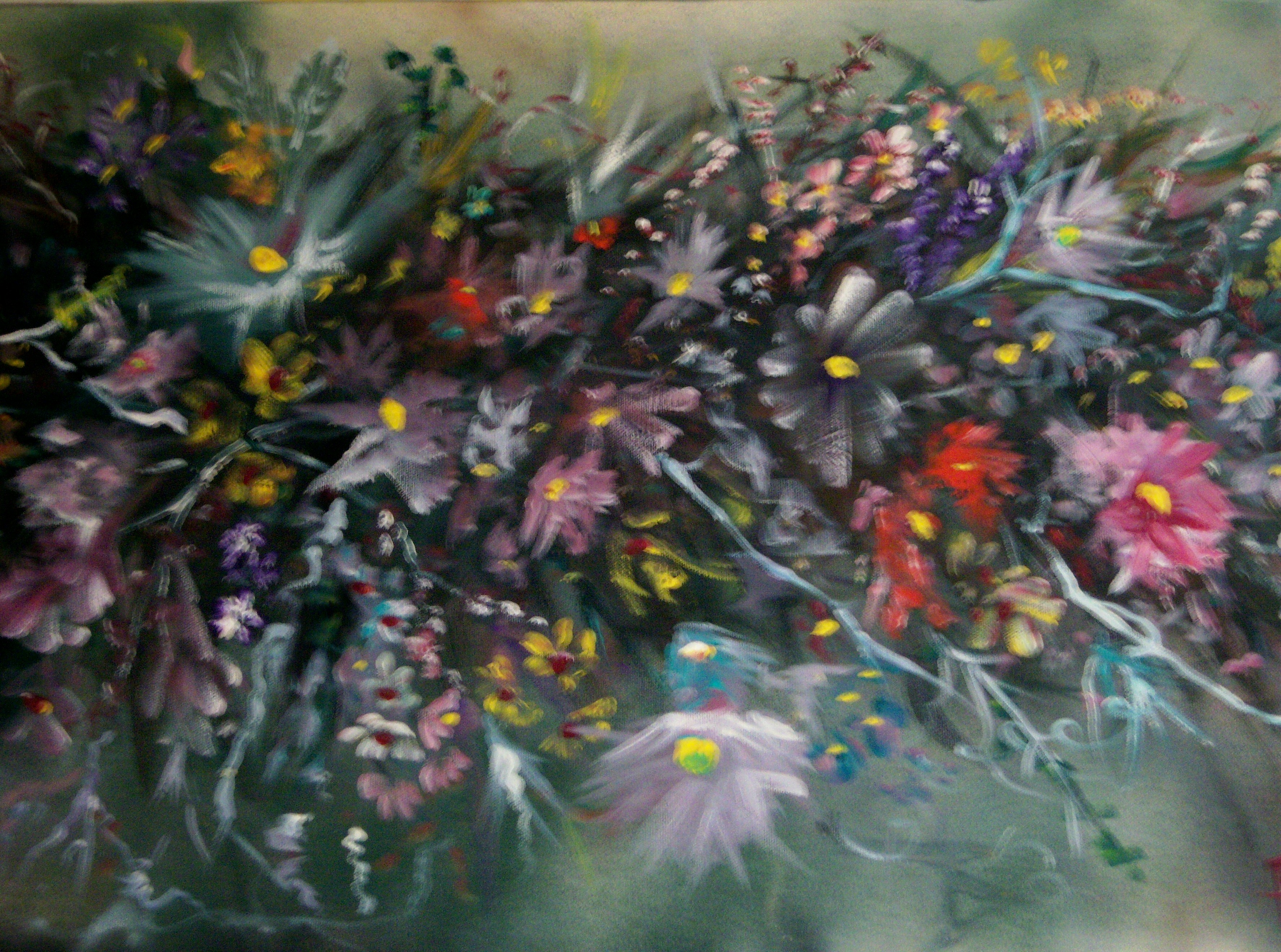 Floral Garland (mixed medium)