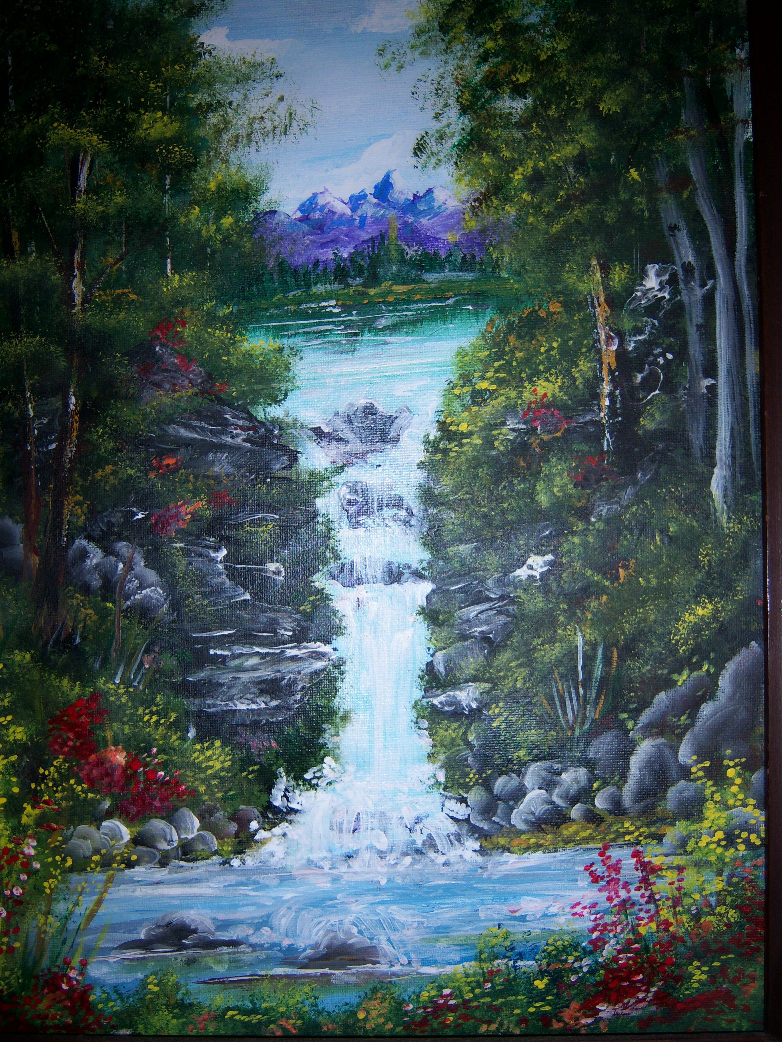 Waterfall (acrylic)